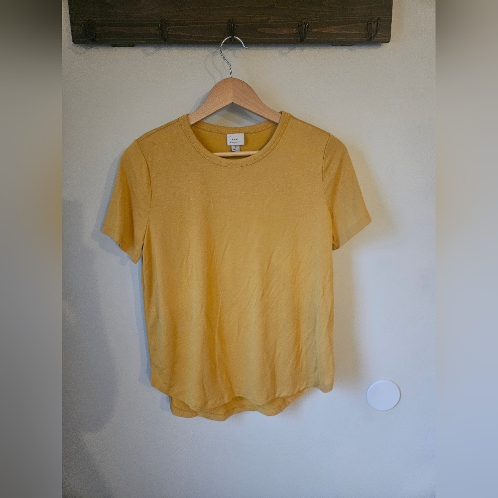 A New Day Mustard Yellow Tee